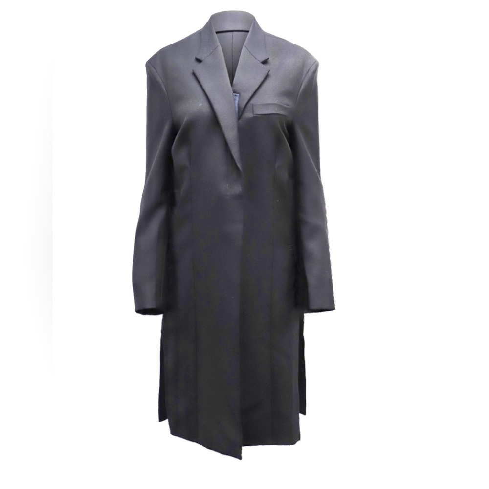 NWOT Acne Studios single breasted coat in midnight blue mohair